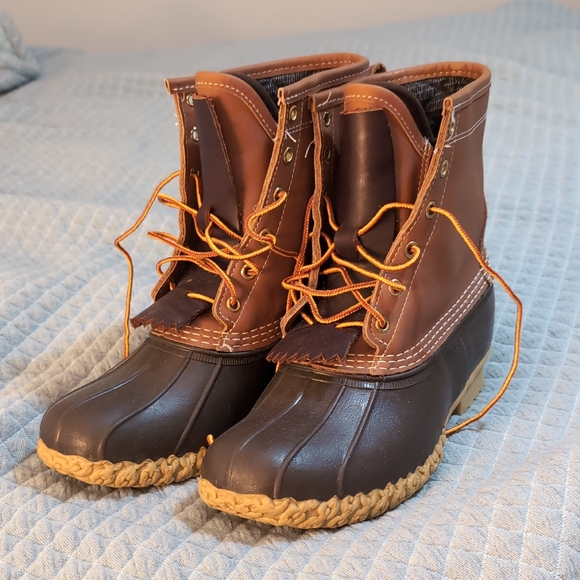 L.L. Bean Brown and Tan Men's Boots